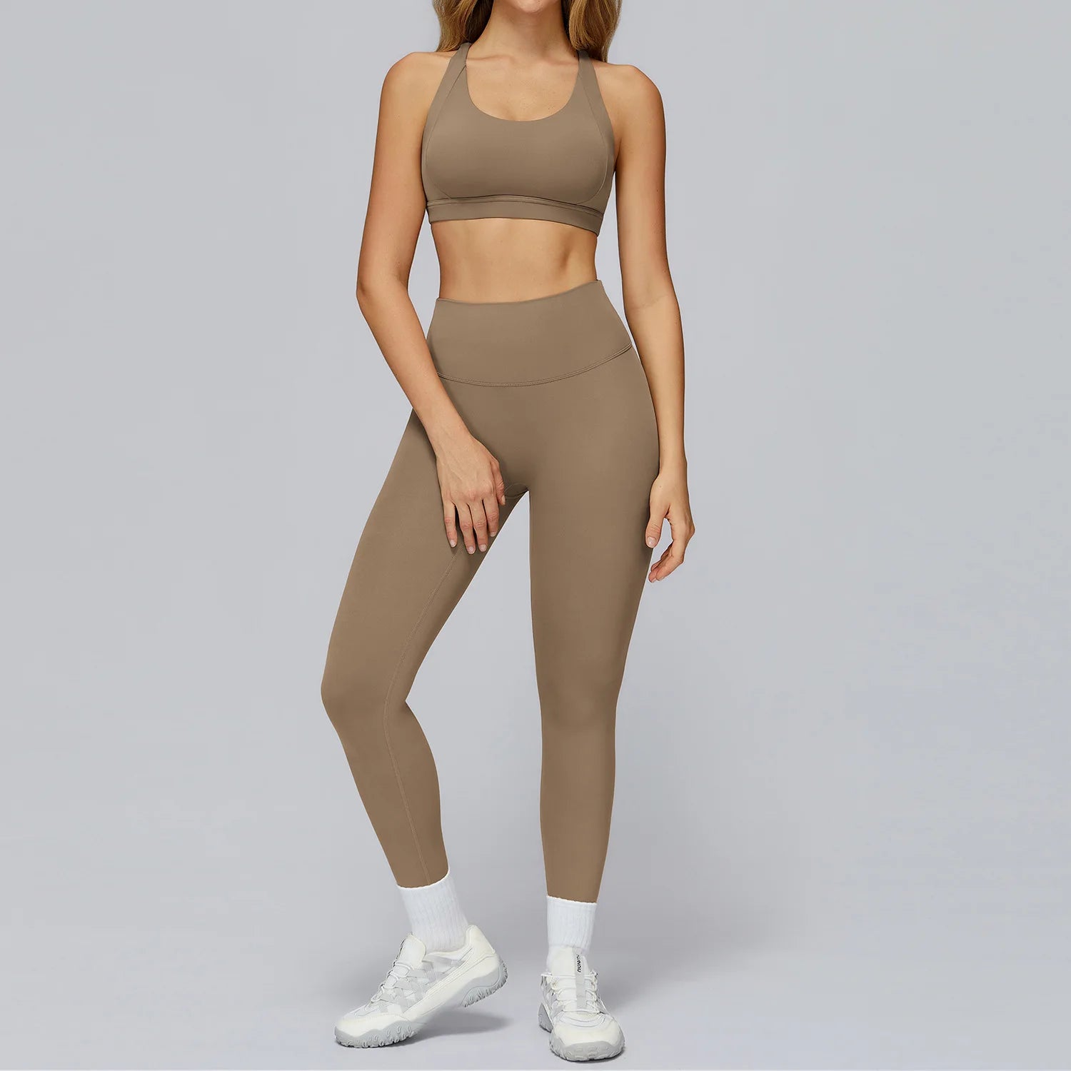 Yoga Set 2 Pieces Sports Suits Women Sportswear Yoga Clothes Athletic Wear Women's Tracksuits Gym Workout Legging Fitness Bra