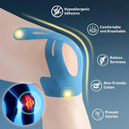 Knee Tape for Pain Relief & Sports Support – 10PCS