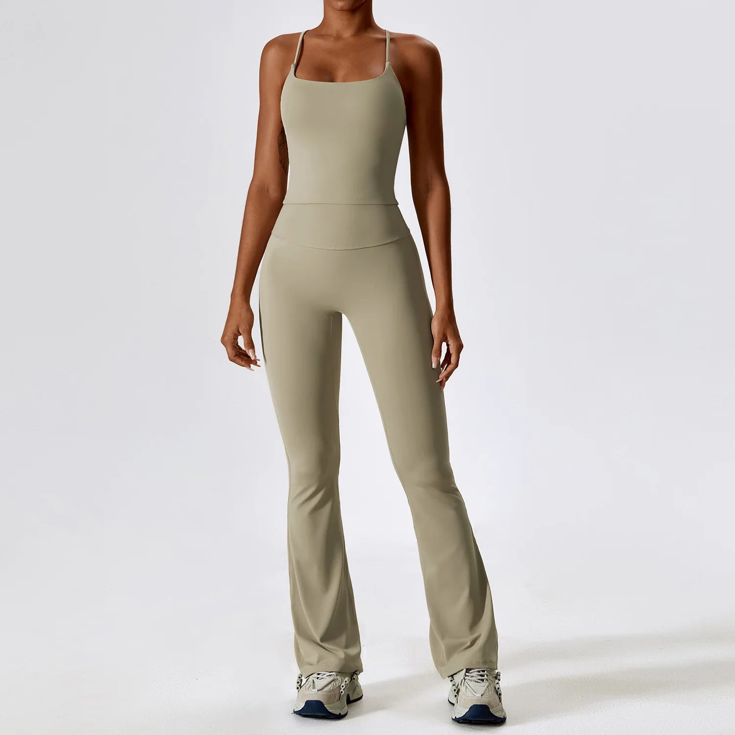 Seamless Yoga Set 2PCS Sportswear Women Workout Clothes Athletic Wear Gym Legging Fitness Bra Crop Top Long Sleeve Sports Suits