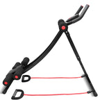 GIKPAL Ab Workout Machine – Foldable Core Trainer with LCD, 440lbs Max