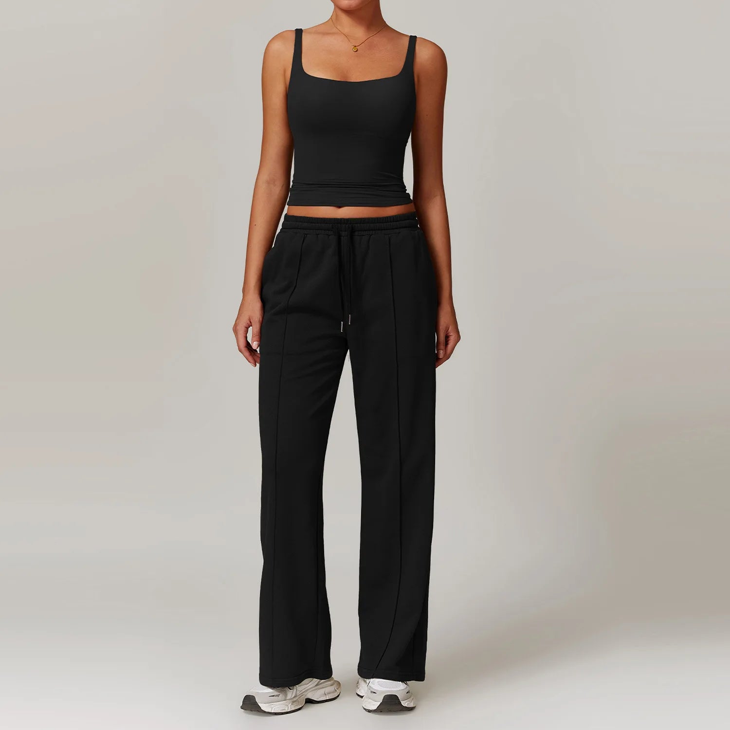 Yoga Set 2PCS Women Sportswear Push Up Workout Clothes Sports Suits Gym Legging Fitness Bra Crop Top Long Sleeve  Athletic Wear