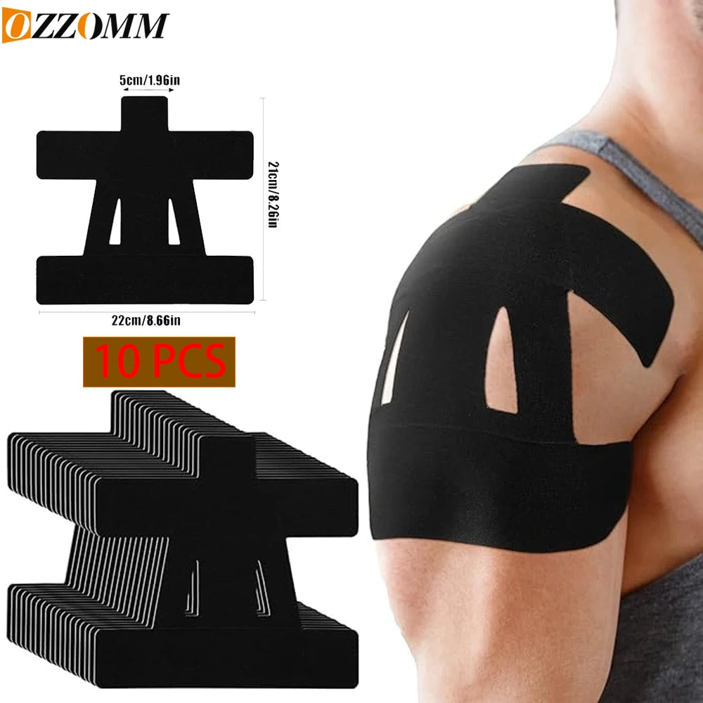 10 PCS Kinesiology Tape for Shoulder Precut, Shoulder Tape
