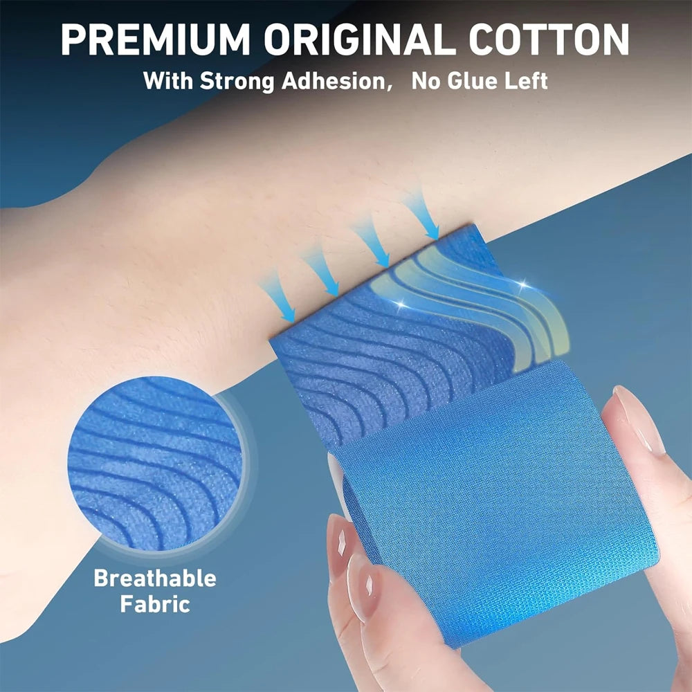 Knee Tape for Pain Relief & Sports Support – 10PCS