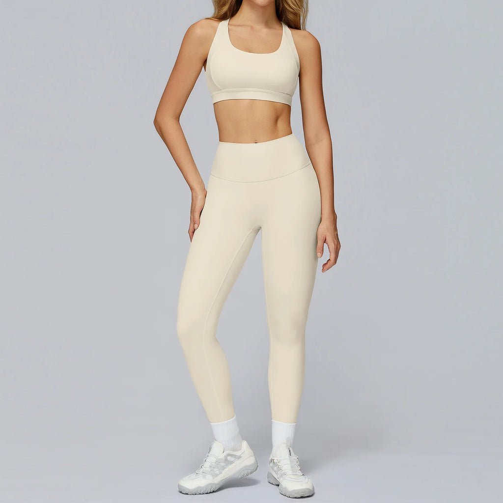 Yoga Set 2 Pieces Sports Suits Women Sportswear Yoga Clothes Athletic Wear Women's Tracksuits Gym Workout Legging Fitness Bra