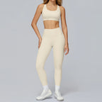 Yoga Set 2 Pieces Sports Suits Women Sportswear Yoga Clothes Athletic Wear Women's Tracksuits Gym Workout Legging Fitness Bra