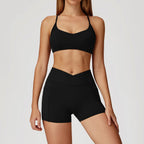 Women Sportswear Yoga Set 2PCS Sport Suit Gym Workout Clothes Women's Tracksuits Fitness Gym Vest High Waist Sports Leggings