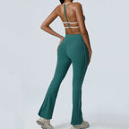 Yoga Set 2 Piece Sportswear Gym Clothes Women Sports Set Sport Bra Top High Waist Shorts Fitness Suit Running Workout Tracksuit